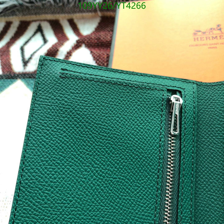 Hermes Bag-(Mirror)-Wallet-,Code: YT4266,$: 109USD