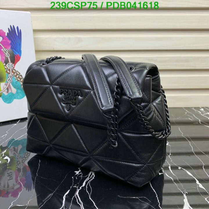 Prada Bag-(Mirror)-Diagonal-,Code: PDB041618,$: 239USD