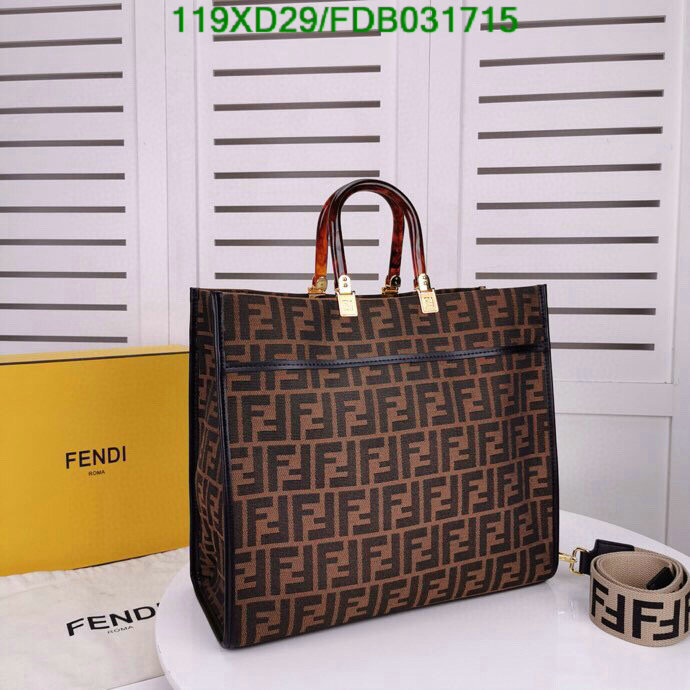 Fendi Bag-(4A)-Handbag-,Code: FDB031715,$:119USD