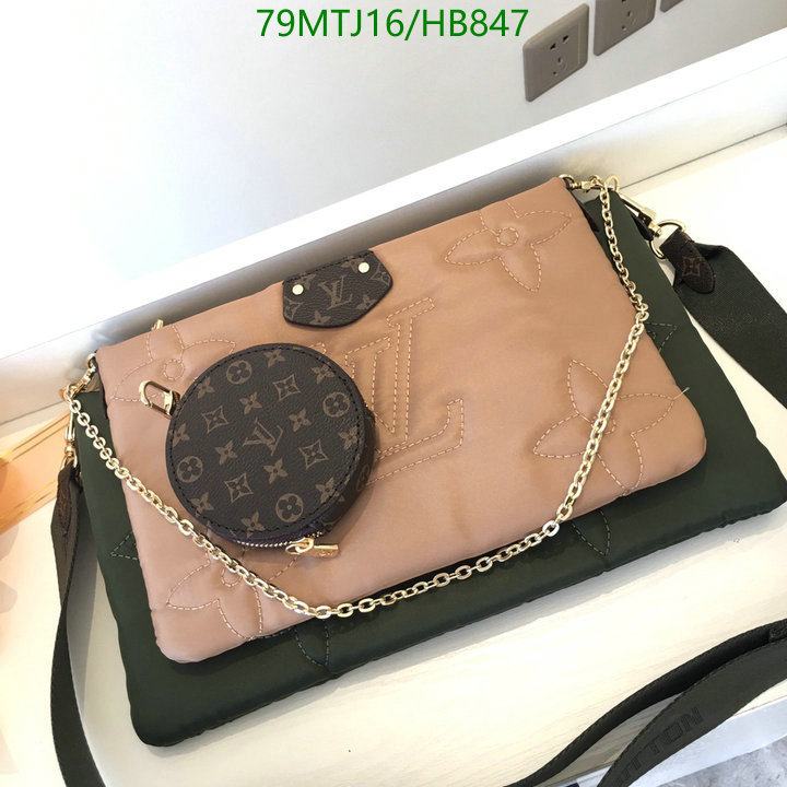 LV Bags-(4A)-New Wave Multi-Pochette-,Code: HB847,$: 79USD