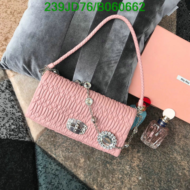 Miu Miu Bag-(Mirror)-Diagonal-,Code: B060662,$: 239USD