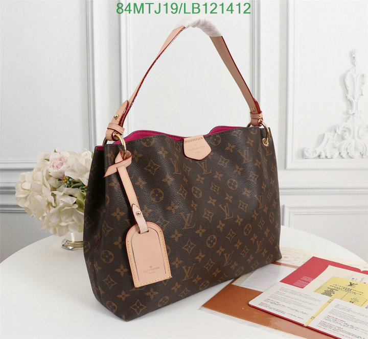 LV Bags-(4A)-Handbag Collection-,Code: LB121412,$: 84USD