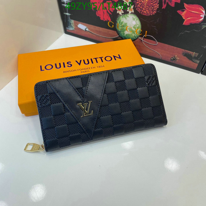 LV Bags-(4A)-Wallet-,Code: LT4887,$: 49USD