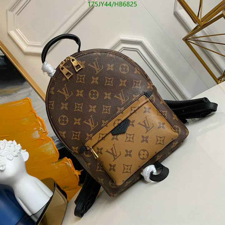 LV Bags-(Mirror)-Backpack-,Code: HB6825,$: 175USD