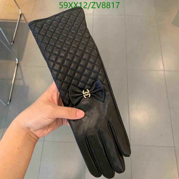 Gloves-Chanel, Code: ZV8817,$: 59USD