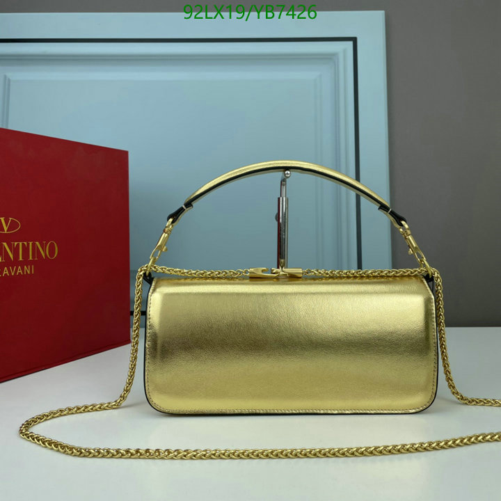 Valentino Bag-(4A)-LOC-V Logo ,Code: YB7426,$: 92USD