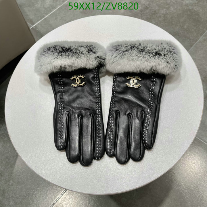 Gloves-Chanel, Code: ZV8820,$: 59USD