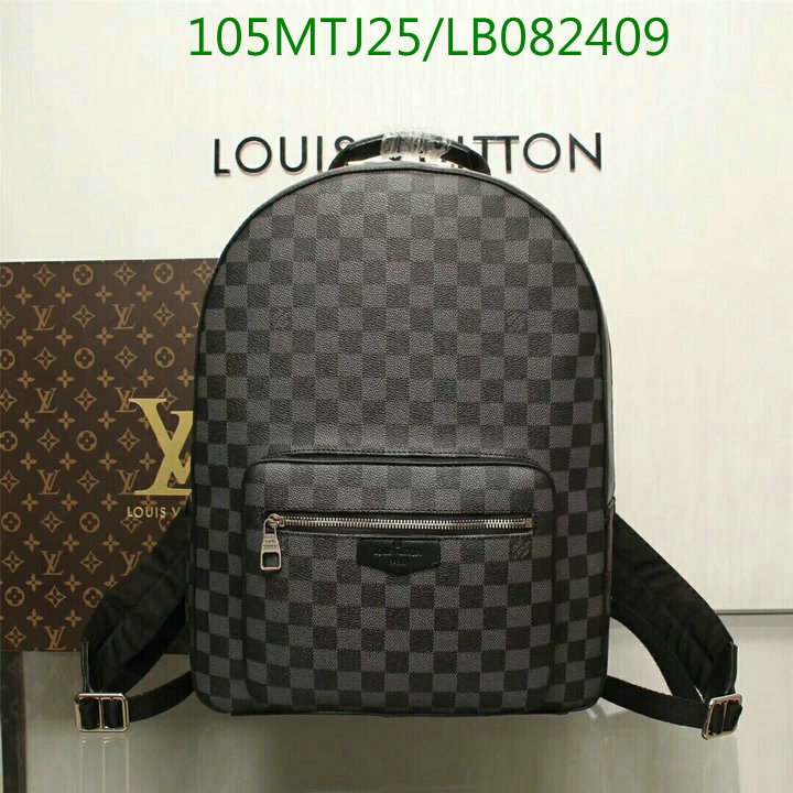 LV Bags-(4A)-Backpack-,Code: LB082409,$:105USD