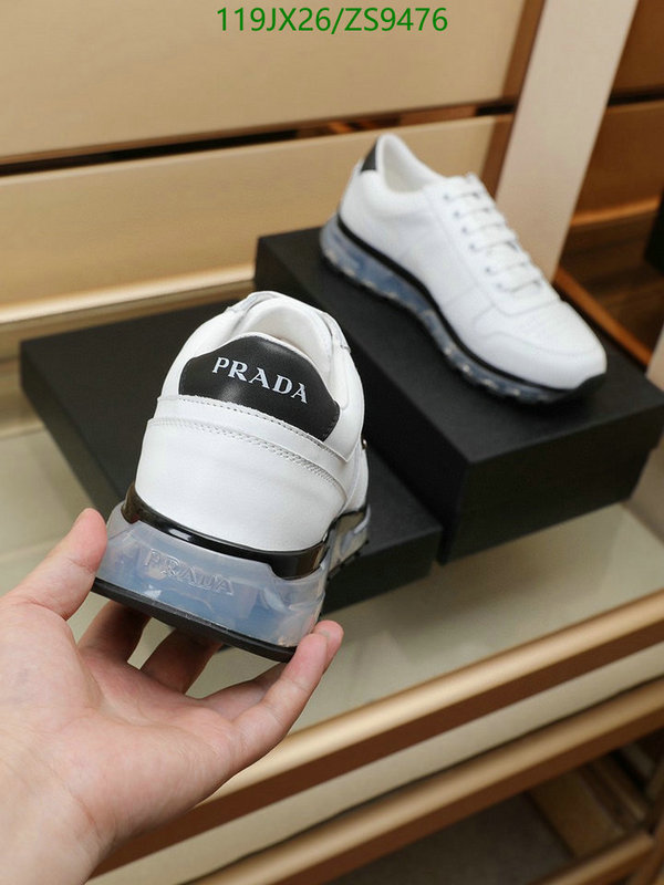 Men shoes-Prada, Code: ZS9476,$: 119USD