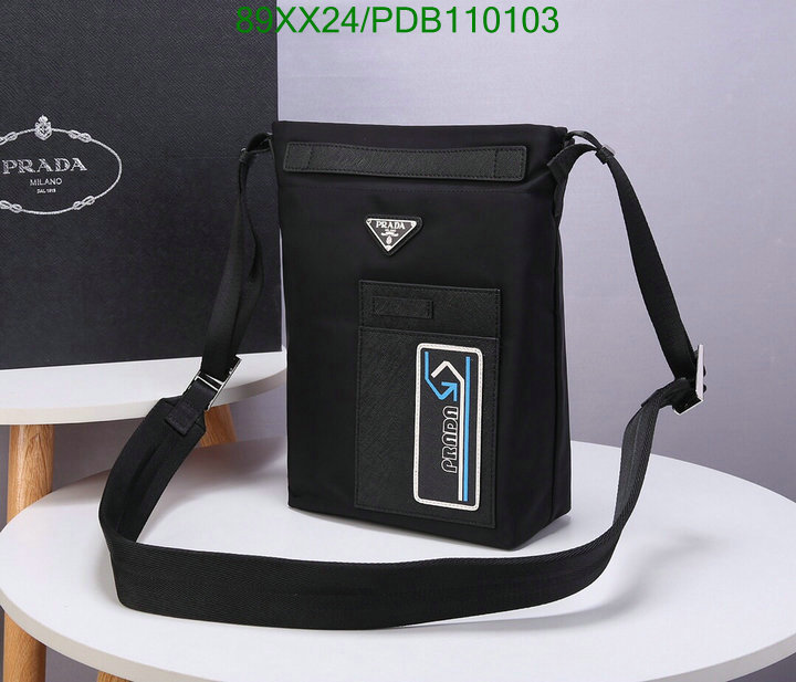 Prada Bag-(Mirror)-Diagonal-,Code: PDB110103,$:89USD