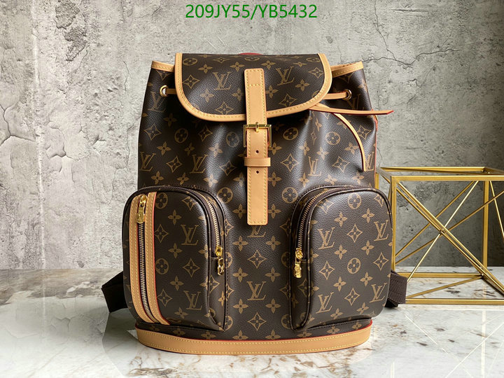 LV Bags-(Mirror)-Backpack-,Code: YB5432,$: 209USD