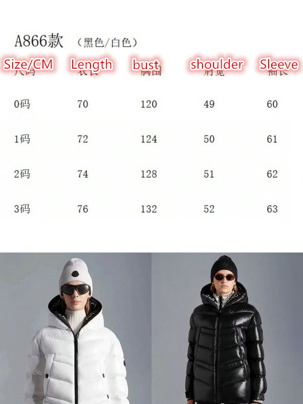 Down jacket Women-Moncler, Code: ZC7796,$: 169USD