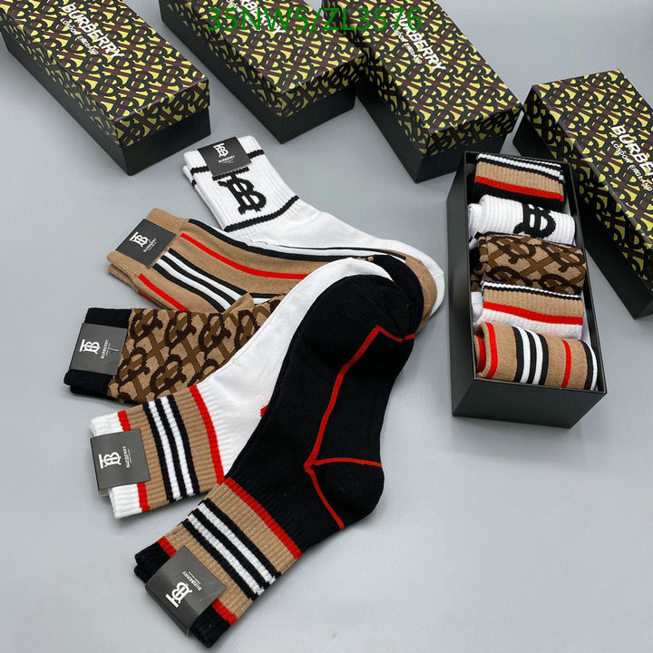 Sock-Burberry, Code: ZL3576,$: 35USD