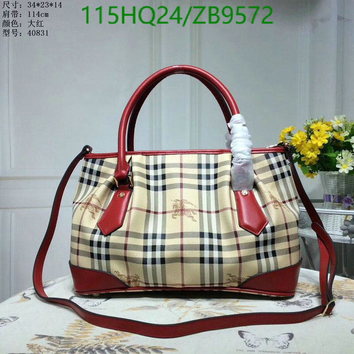 Burberry Bag-(4A)-Handbag-,Code: ZB9572,$: 115USD