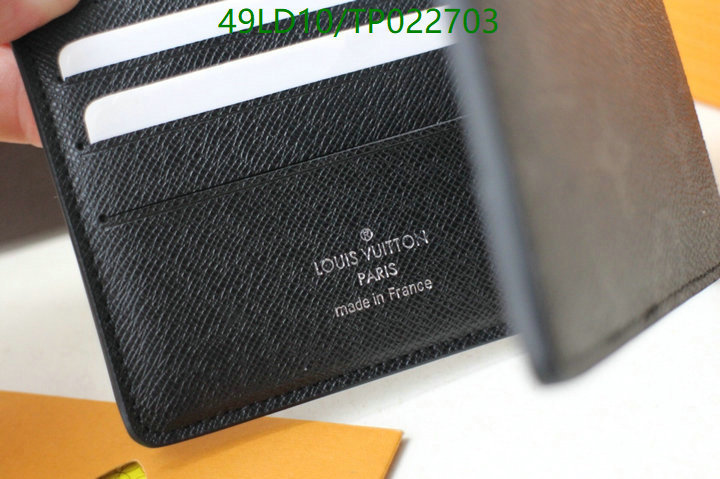 LV Bags-(Mirror)-Wallet-,Code: TP022703,$: 49USD