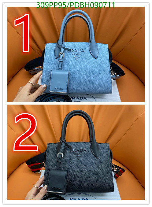 Prada Bag-(Mirror)-Handbag-,Code:PDBH090711,$:309USD