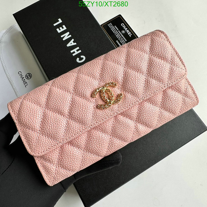 Chanel Bags ( 4A )-Wallet-,Code: XT2680,$: 55USD