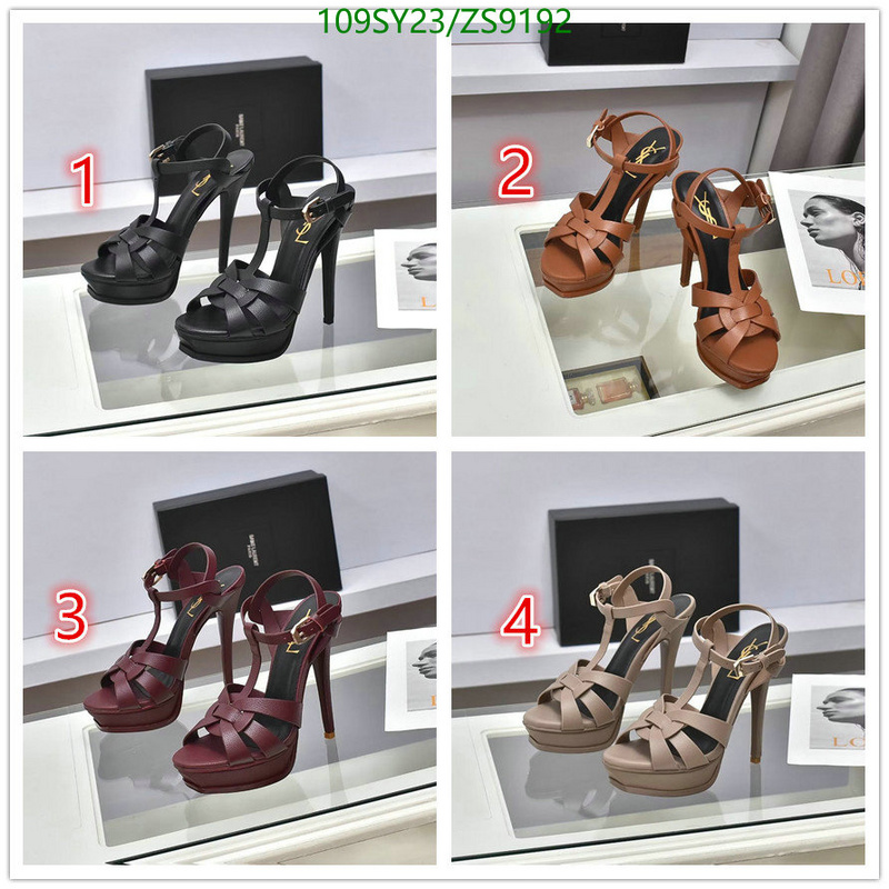 Women Shoes-YSL, Code: ZS9192,$: 109USD