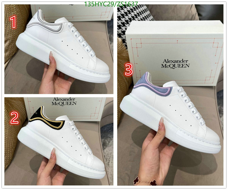 Men shoes-Alexander Mcqueen, Code: ZS1637,$: 135USD