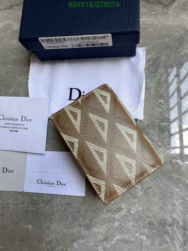 Dior Bags -(Mirror)-Wallet-,Code: ZT8074,$: 89USD