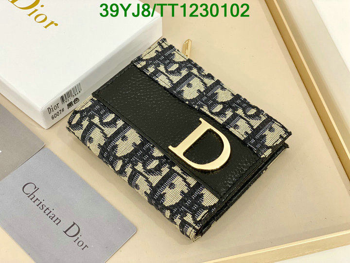 Dior Bags-(4A)-Wallet,Code: TT1230102,$: 39USD