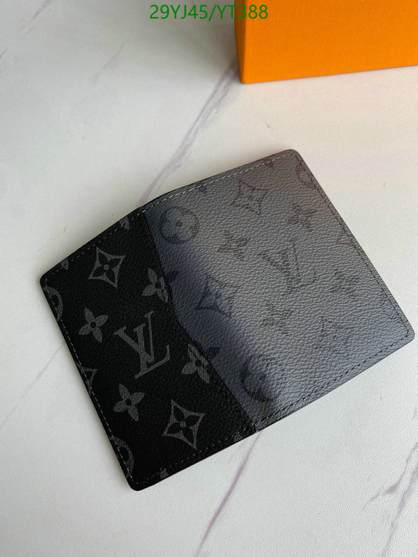 LV Bags-(4A)-Wallet-,Code: YT388,$: 29USD