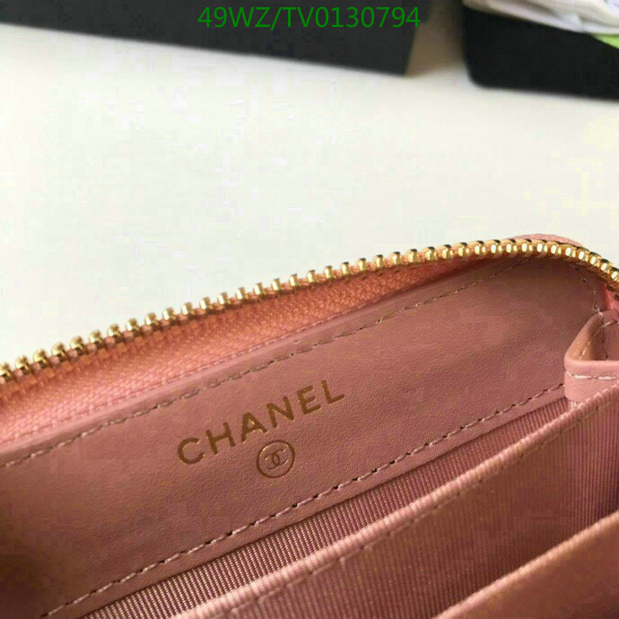 Chanel Bags ( 4A )-Wallet-,Code: TV0130794,$: 49USD