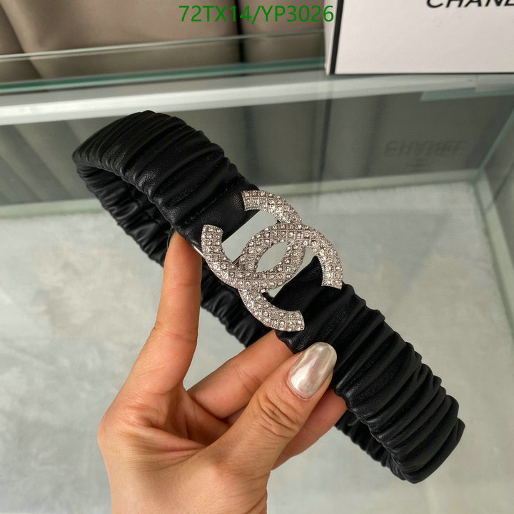 Belts-Chanel,Code: YP3026,$: 72USD