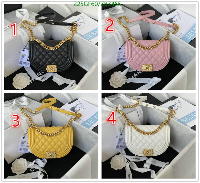 Chanel Bags -(Mirror)-Diagonal-,Code: ZB3465,$: 225USD