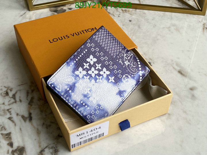 LV Bags-(Mirror)-Wallet-,Code: YT5699,$: 89USD