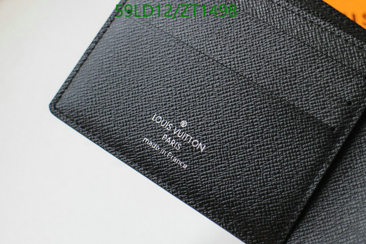 LV Bags-(Mirror)-Wallet-,Code: ZT1498,$: 59USD