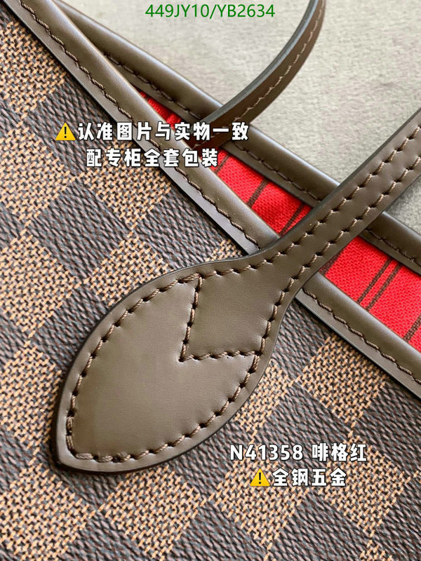 LV Bags-(Mirror)-Neverfull-,Code: YB2634,$: 449USD