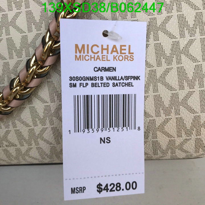 Michael Kors Bag-(4A)-Handbag-,Code: B062447,$: 139USD