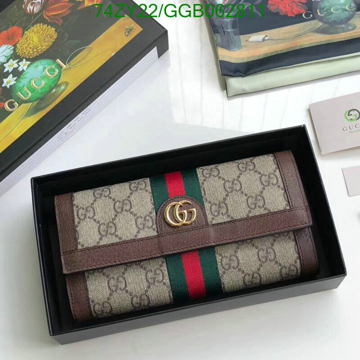 Gucci Bag-(Mirror)-Wallet-,Code: GGB062811,$: 74USD