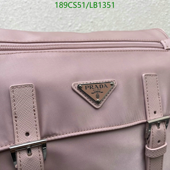 Prada Bag-(Mirror)-Diagonal-,Code: LB1351,$: 189USD