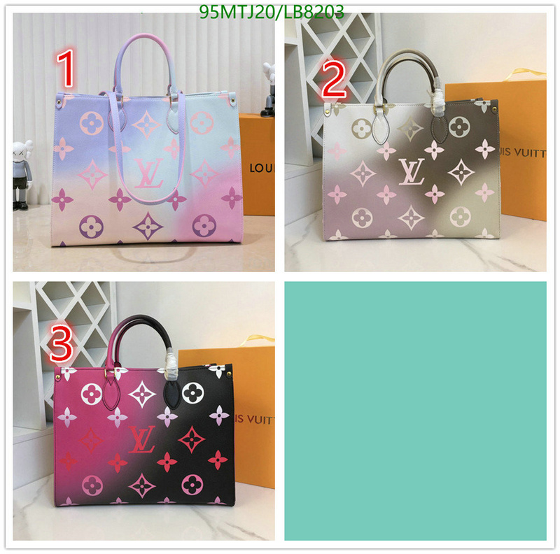 LV Bags-(4A)-Handbag Collection-,Code: LB8203,$: 95USD