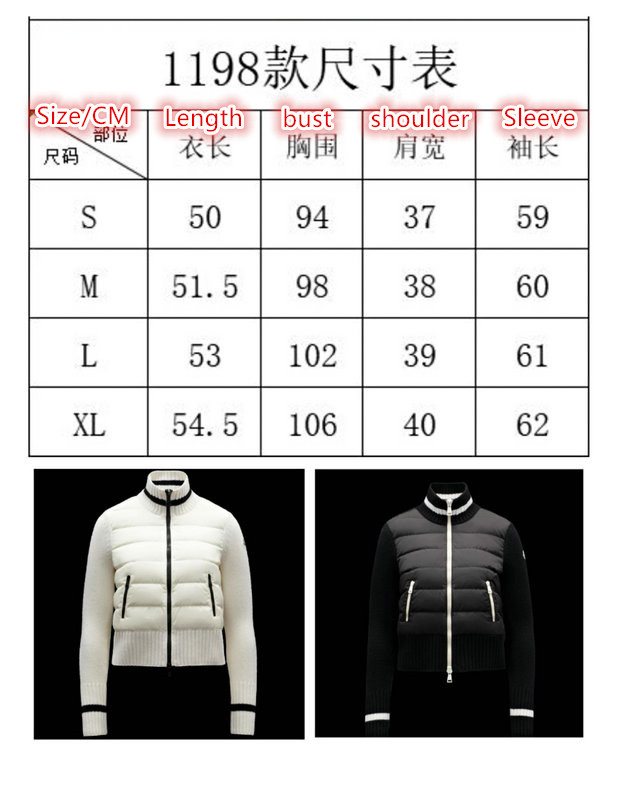Down jacket Women-Moncler, Code: ZC4045,$: 119USD