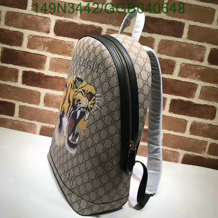 Gucci Bag-(Mirror)-Backpack-,Code:GGB040648,$:149USD