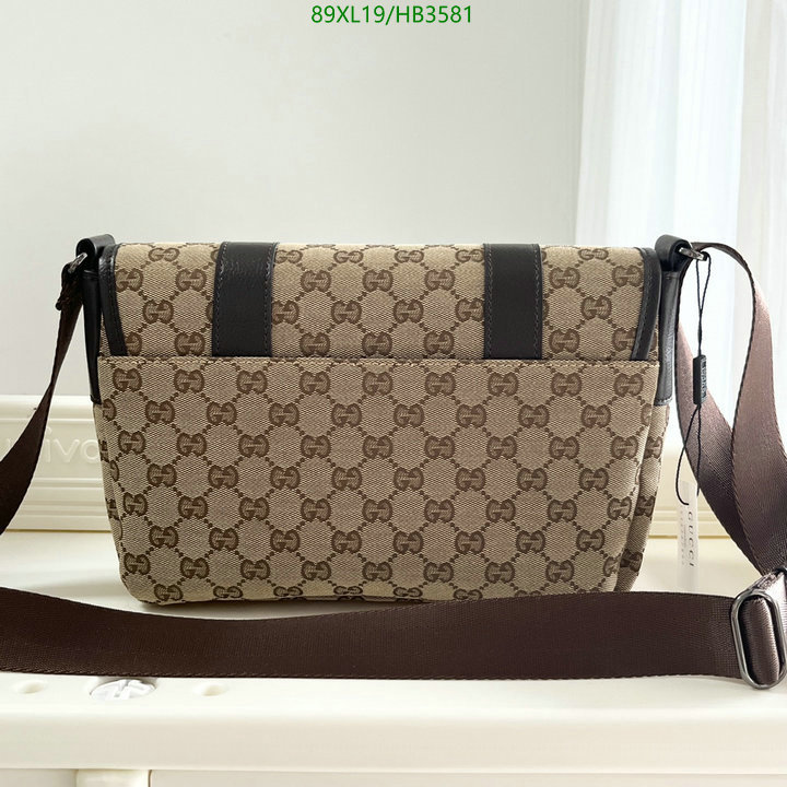 Gucci Bag-(4A)-Diagonal-,Code: HB3581,$: 89USD