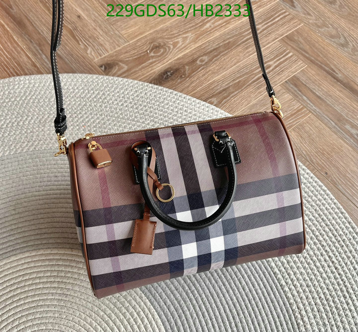 Burberry Bag-(Mirror)-Handbag-,Code: HB2333,$: 229USD