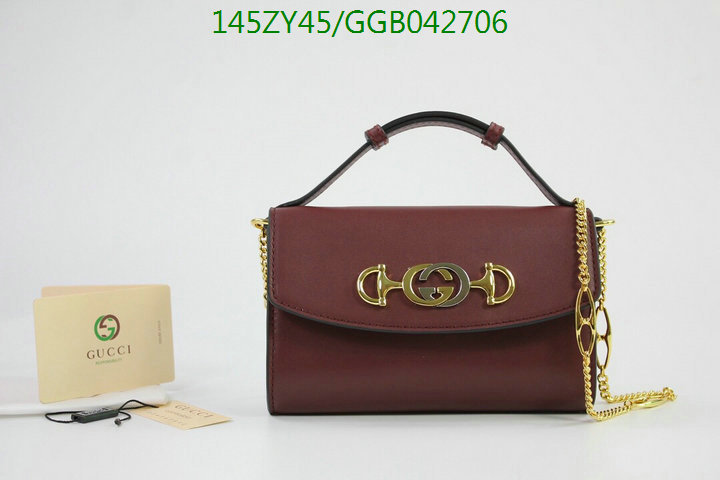 Gucci Bag-(Mirror)-Diagonal-,Code: GGB042706,$:145USD