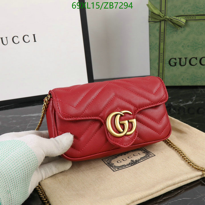 Gucci Bag-(4A)-Marmont,Code: ZB7294,$: 69USD