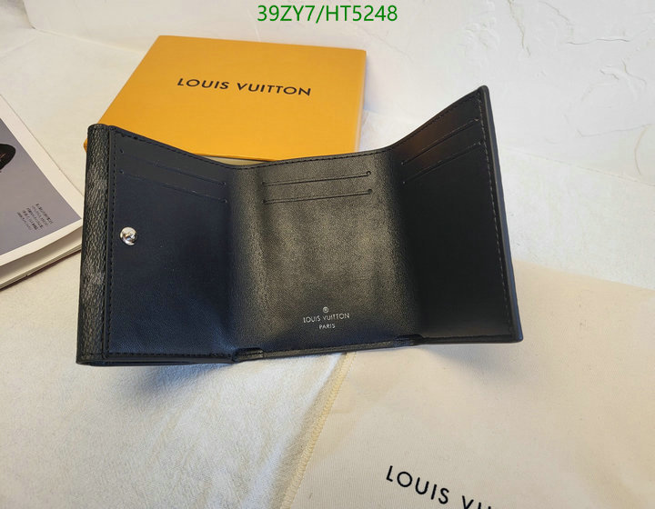 LV Bags-(4A)-Wallet-,Code: HT5248,$: 39USD