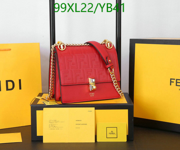 Fendi Bag-(4A)-Diagonal-,Code: YB41,$: 99USD