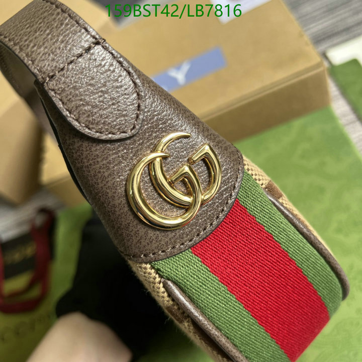 Gucci Bag-(Mirror)-Handbag-,Code: LB7816,$: 159USD