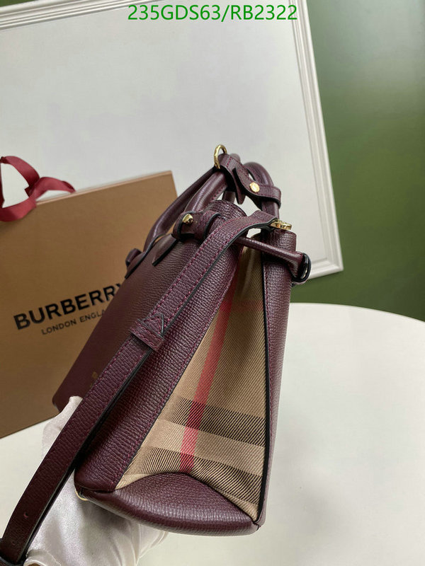 Burberry Bag-(Mirror)-Handbag-,Code: RB2322,$: 235USD