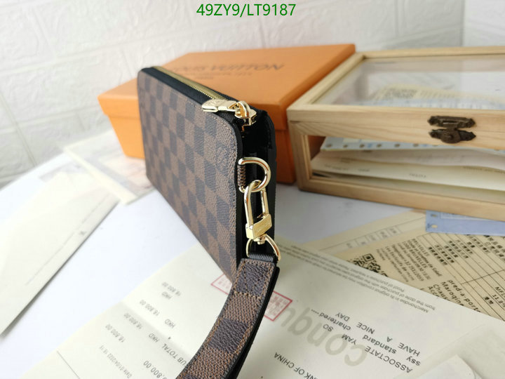 LV Bags-(4A)-Wallet-,Code: LT9187,$: 49USD