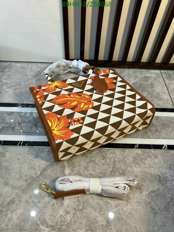 Prada Bag-(4A)-Handbag-,Code: ZB8068,$: 89USD