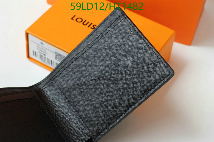 LV Bags-(Mirror)-Wallet-,Code: HT1482,$: 59USD