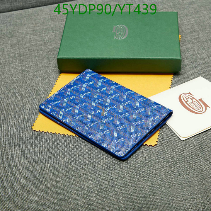 Goyard Bag-(Mirror)-Wallet-,Code: YT439,$: 45USD